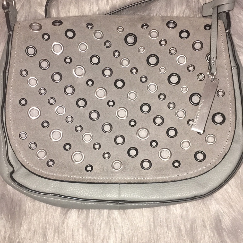 Vince Camuto Grey Crossbody Purse